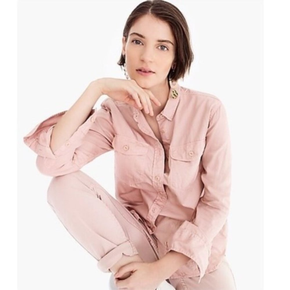 J. Crew Pink Button Down Shirt